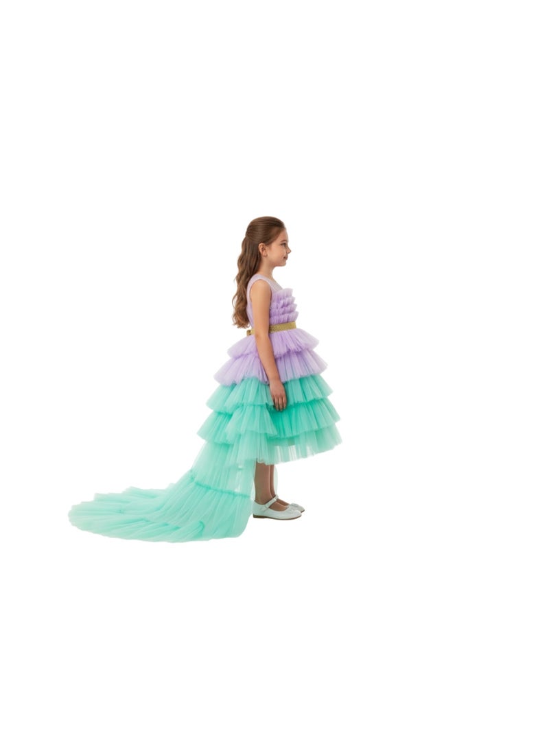 D'Daniela Layered Tulle Dress - Image 3